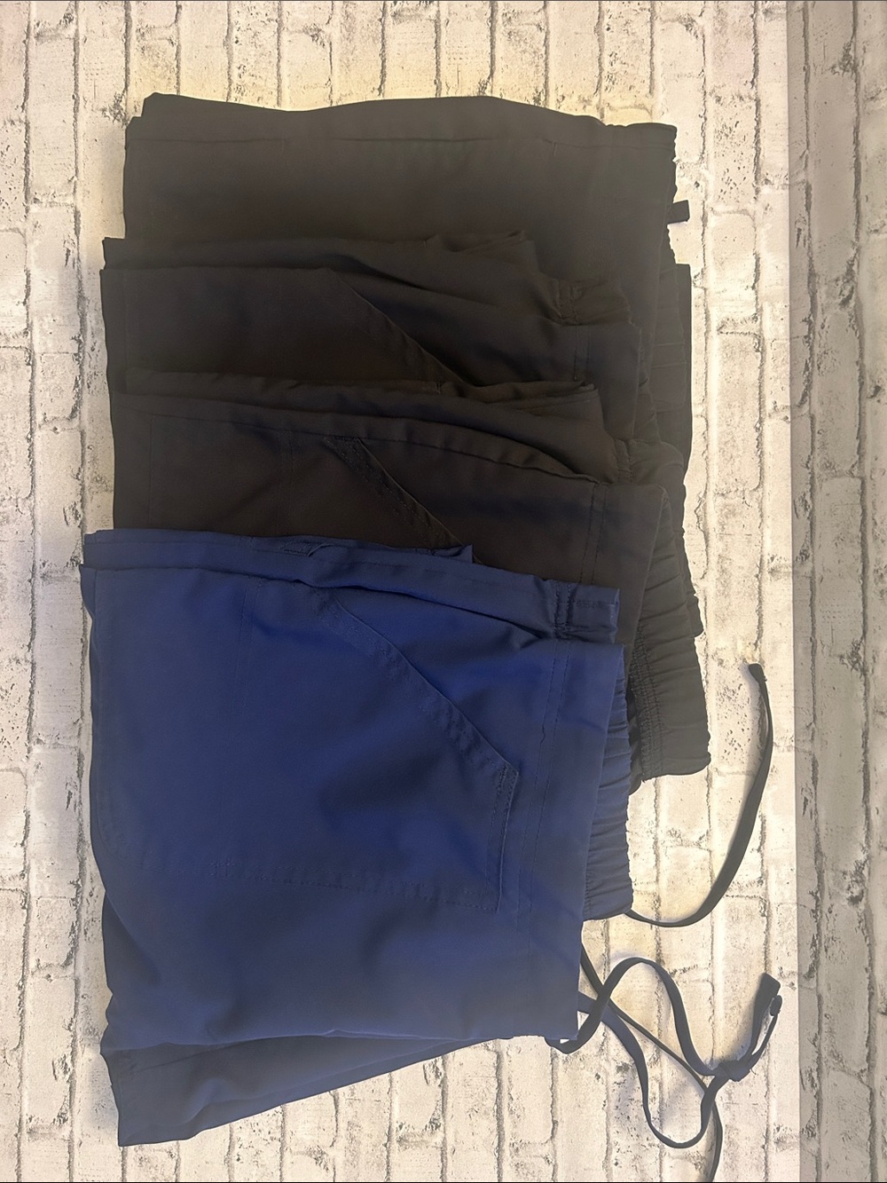 Scrubstar Women's Scrub Pants Bundle (4) - Black & Navy
